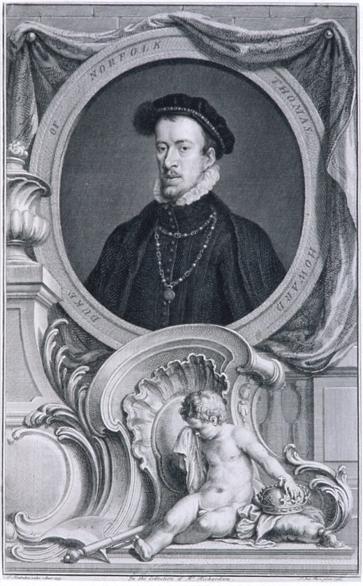 Image of Thomas Howard, 4th Duke of Norfolk (1536-1572) nobleman and courtier