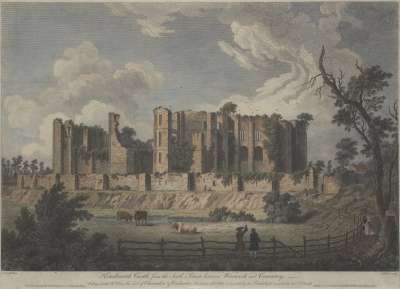 Image of Kenilworth Castle, from the South, situate between Warwick & Coventry