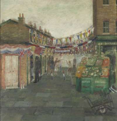 Image of Street Decorations (Coronation 1953)