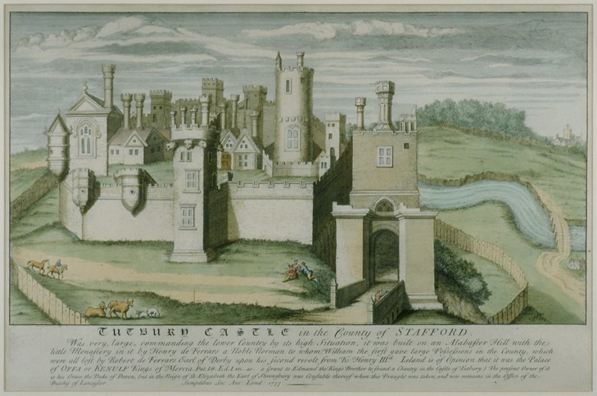 Image of Tutbury Castle in the County of Stafford