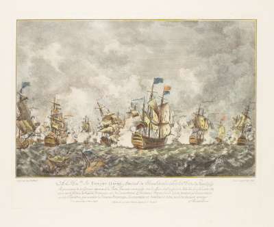 Image of Admiral Hawk’s Defeat of Admiral Conflans 20 November 1759
