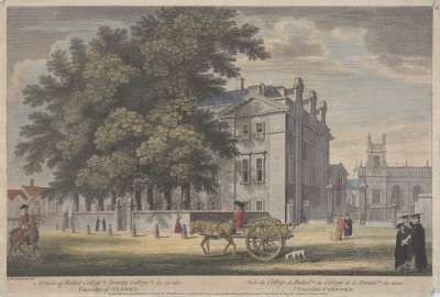 Image of A View of Baliol College, Trinity College, etc., in the University of Oxford / Vue du College de Baliol, du College de la Trinité, etc., dans l’Université d’Oxford