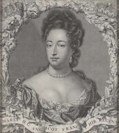 Image of Queen Mary II (1662-1694) reigned with King William III 1688-94