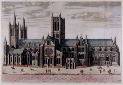 Image of The South Prospect of the Cathedral Church of St. Mary Lincoln
