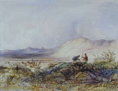 Image of Two Peasants in a Landscape