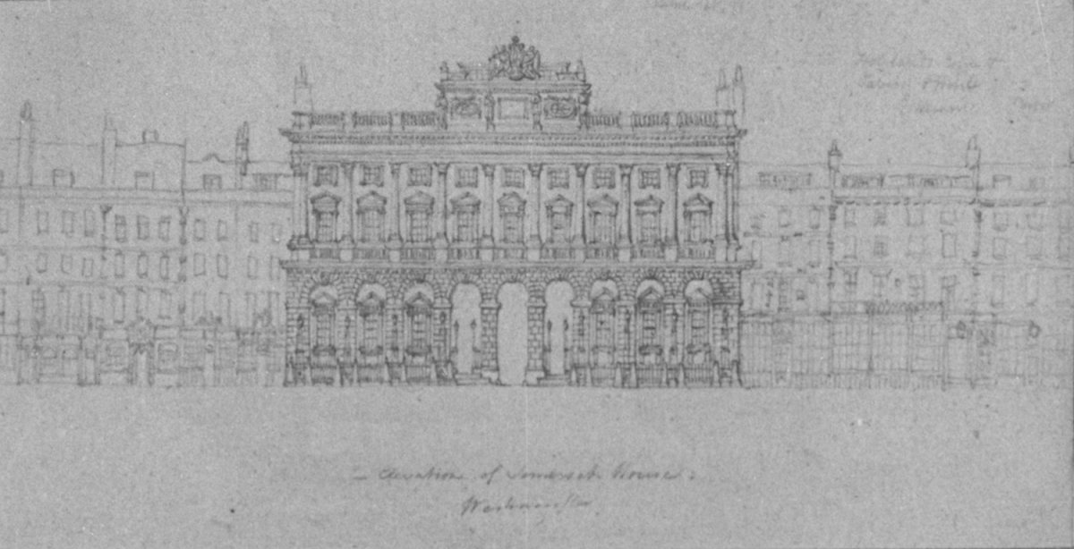 Image of Elevation of Somerset House