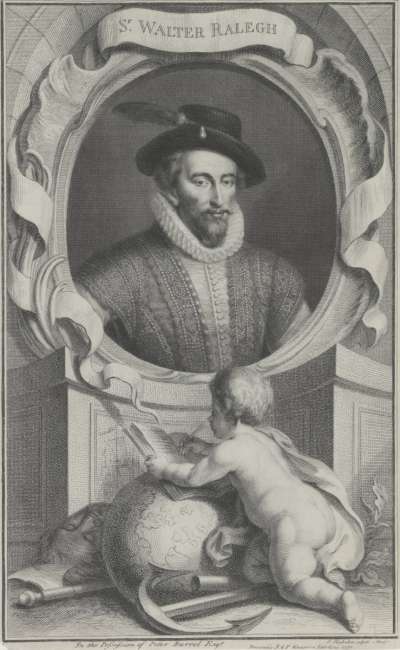 Image of Sir Walter Raleigh (1554-1618) courtier, explorer, and author