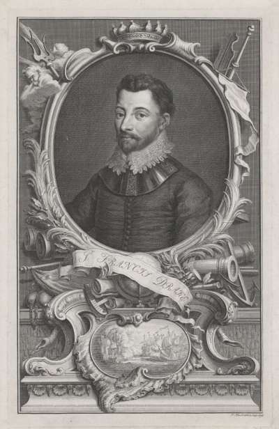 Image of Sir Francis Drake (1540?-96) privateer, Admiral and explorer