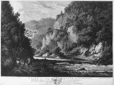 Image of A View in the Island of Jamaica, of the Bridge Crossing the River Cobre near Spanish Town [6]