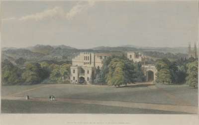 Image of View of the Riding House and the Entrance to the Stables, Windsor Castle