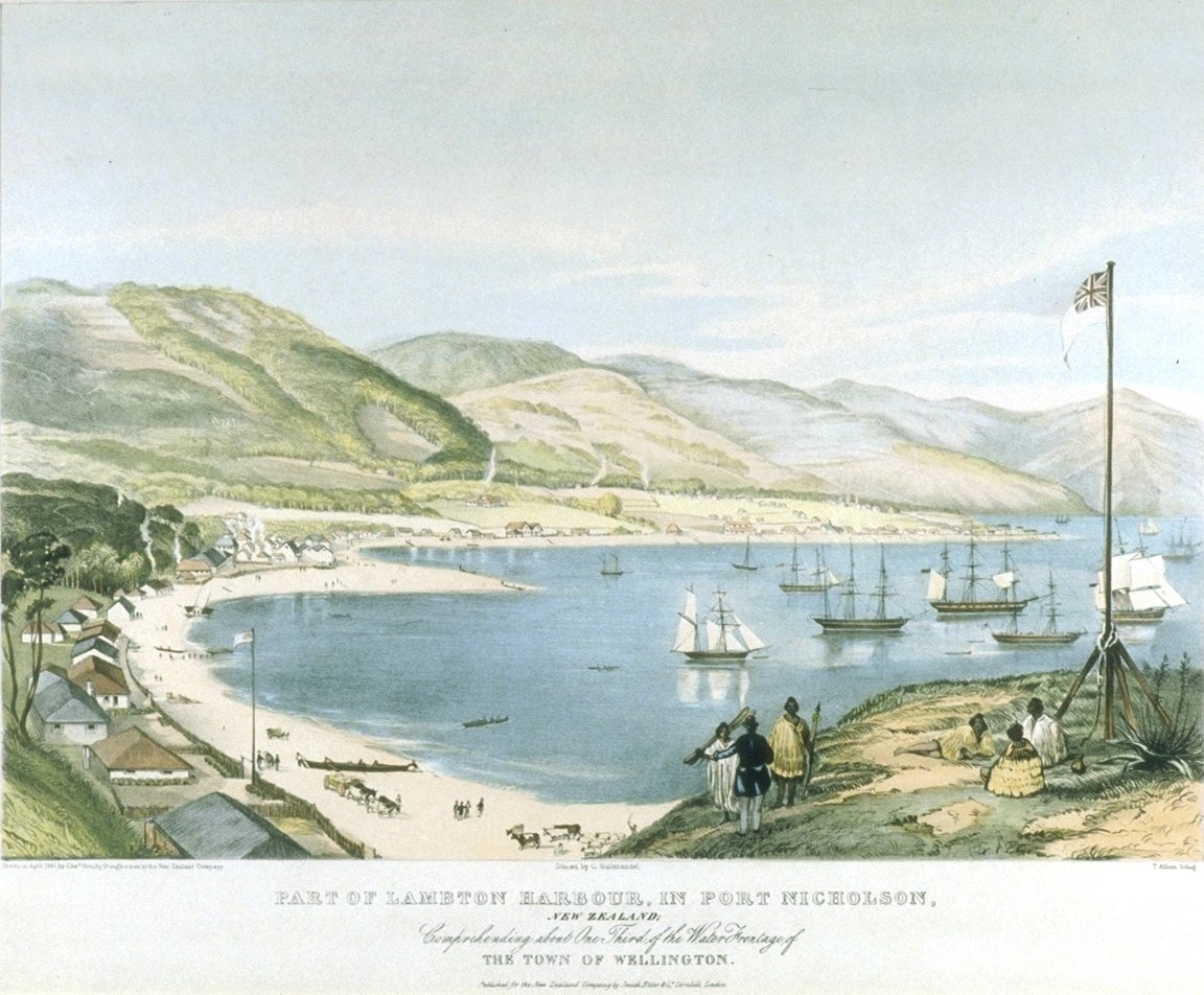 Image of Part of Lambton Harbour, in Port Nicholson, New Zealand