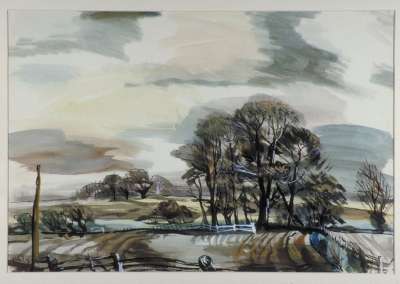 Image of Landscape with Elms, Essex