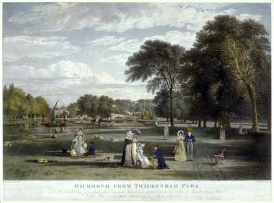 Image of Richmond from Twickenham Park
