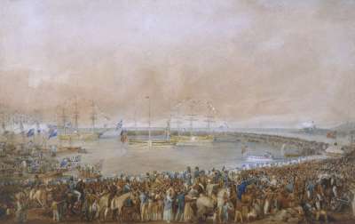 Image of King George IV’s Embarkation at Kingstown, 3 September 1821