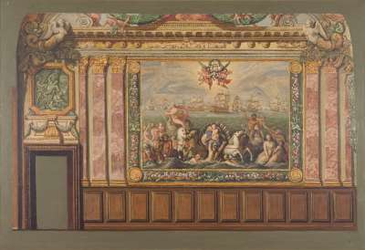 Image of Scale Copy, Queen’s Drawing Room, Hampton Court, Side Wall