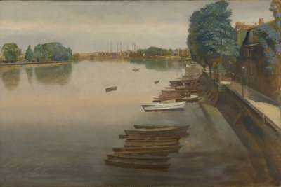 Image of Lower Mall, Hammersmith, looking towards Chiswick Reach