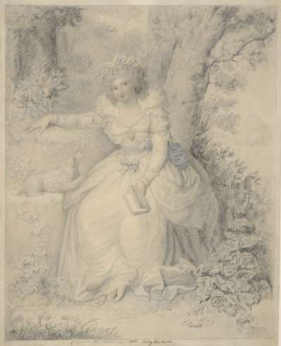 Image of Maria Anne Fitzherbert (1756-1837) famous beauty; morganatic wife of George IV