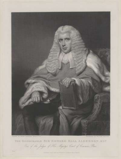 Image of Sir Edward Hall Alderson (1787-1857) judge and law reporter