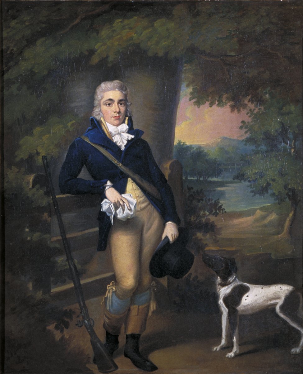 Image of Man with Dog