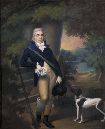 Image of Man with Dog