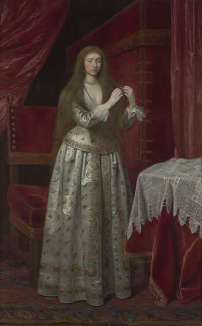 Image of Lady Anne Montagu (née Rich, styled Lady Mandeville; 1604-1642), wife of Edward Montagu, 2nd Earl of Manchester (Viscount Mandeville)