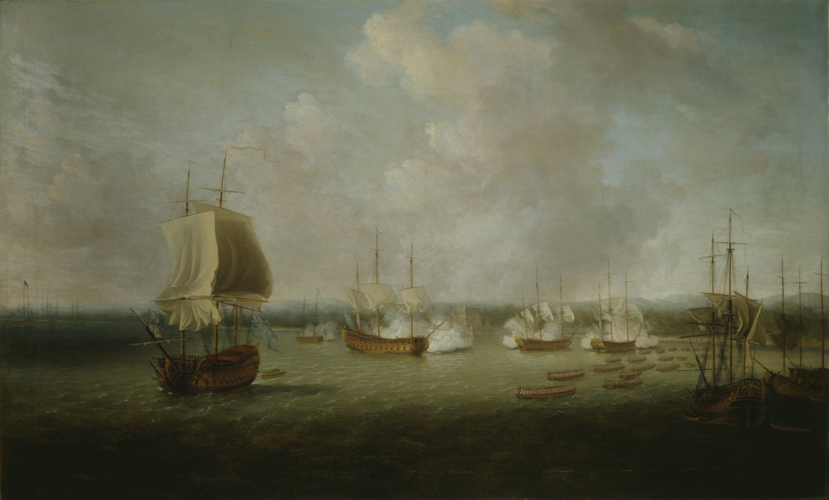 Image of The Capture of Havana by the English Squadron
