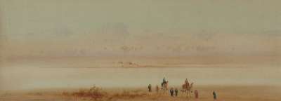 Image of On the Nile (with Camels)