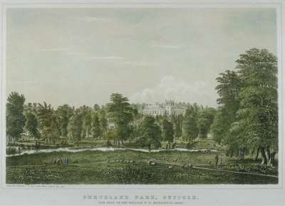 Image of Shrubland Park, Suffolk.  The Seat of Sir William F.F. Middleton. Bart.