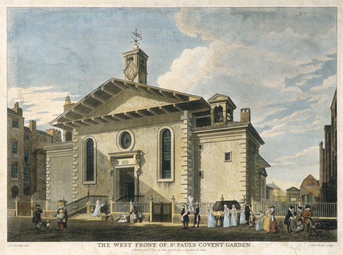 Image of The West Front of St. Paul’s Covent Garden