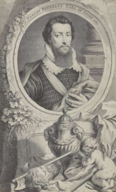 Image of Robert Devereux, 2nd Earl of Essex (1565-1601) soldier and politician; favourite of Elizabeth I