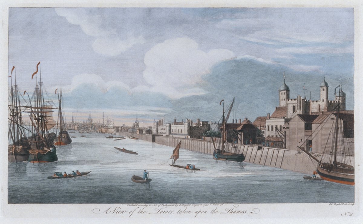 Image of A View of the Tower, taken upon the Thames