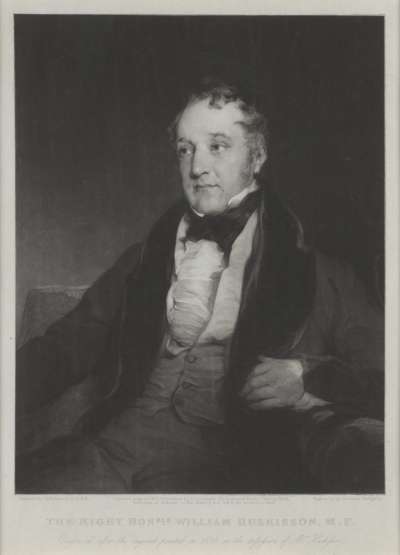 Image of The Rt. Hon. William Huskisson, MP (1770-1830) politician