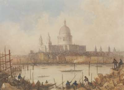 Image of View of the City and St Paul’s Cathedral