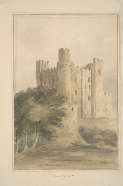 Image of View of Rochester Castle