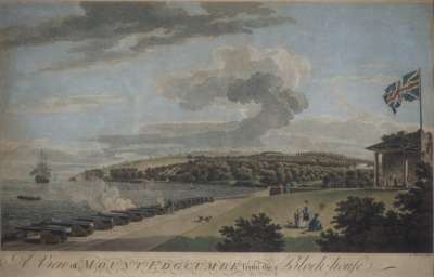 Image of A View of Mount Edgcumbe from the Block-House