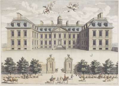 Image of Prospect of the Famous House of the Illustrious Duke of Albemarle [formerly Clarendon House]