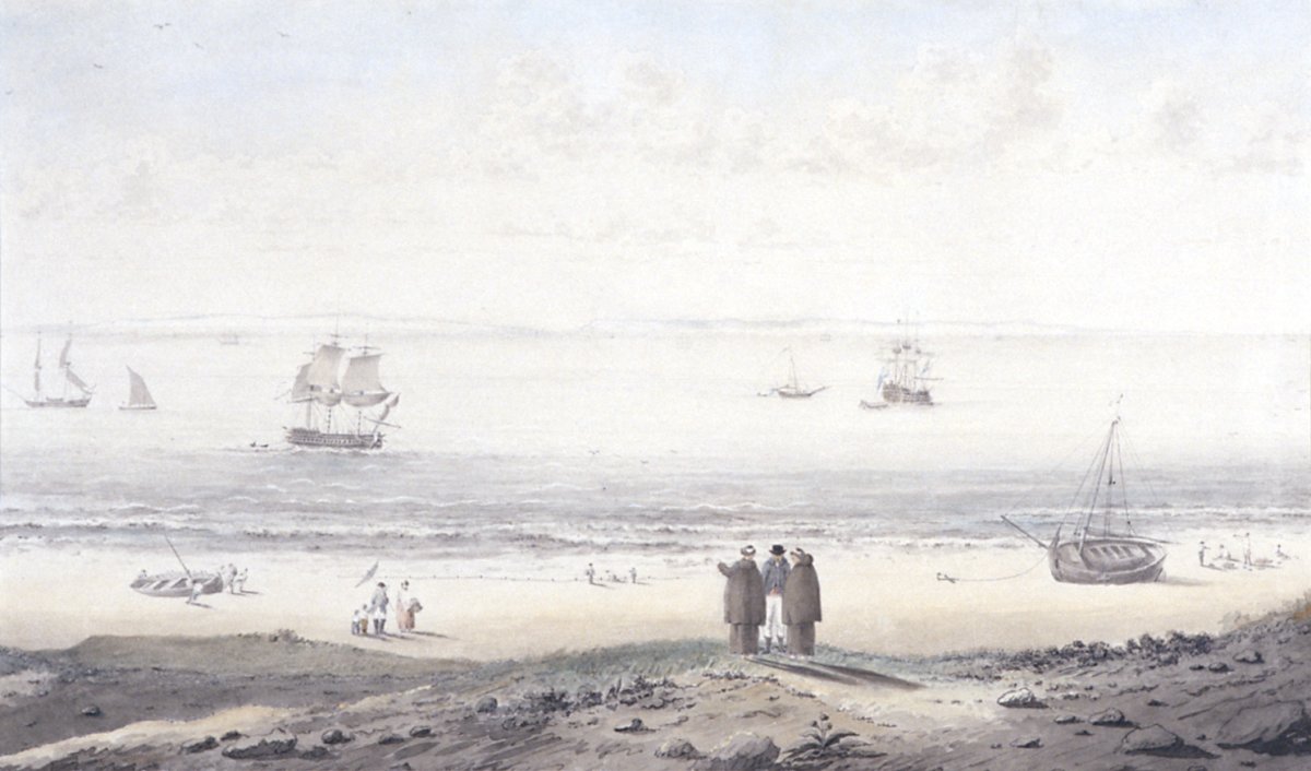 Image of England, as it Appears from the Coast of France (from a Station S W of Calais)