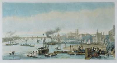 Image of Westminster and Hungerford from Waterloo Bridge