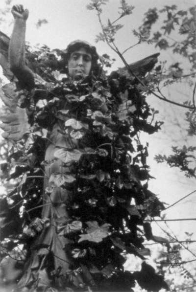Image of Ivy-Covered Statue, London