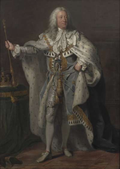 Image of King George II (1683-1760) Reigned 1727-60