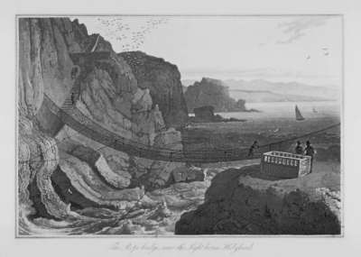 Image of The Rope Bridge, near the Lighthouse, Holyhead