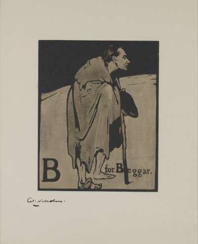 Image of B for Beggar