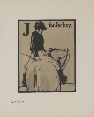 Image of J for Jockey