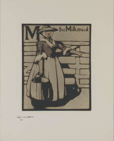 Image of M for Milkmaid