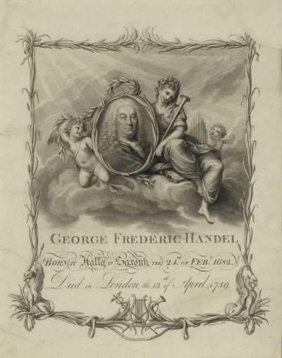 Image of George Frideric Handel (1685-1759) composer