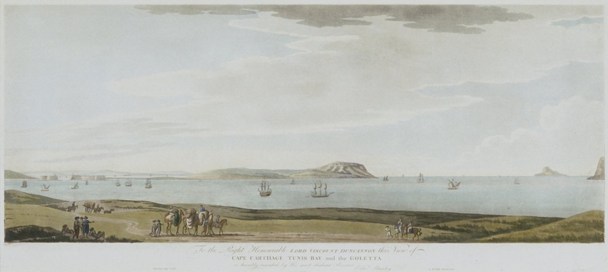 Image of Cape Carthage, Tunis Bay and the Goletta