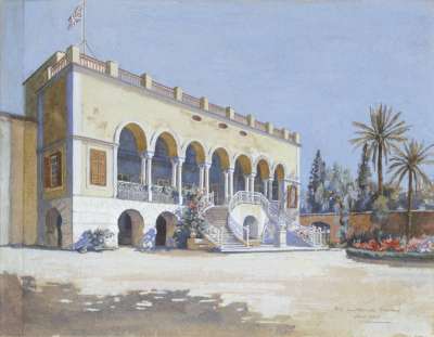 Image of Residence of the British Consul-General at La Marsa, Tunis, June 1927