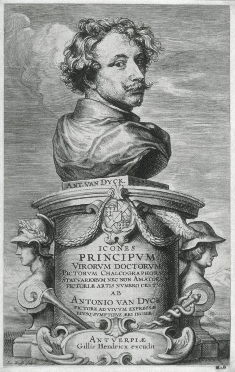 Image of Sir Anthony van Dyck (1599-1641) painter: self portrait