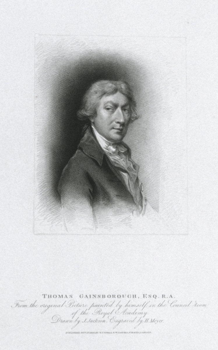 Image of Thomas Gainsborough (1727-1788) painter: self portrait