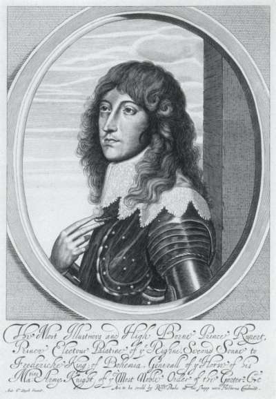 Image of Prince Rupert, Count Palatine of the Rhine and Duke of Cumberland (1619-1682) royalist army and naval officer, and patron of science